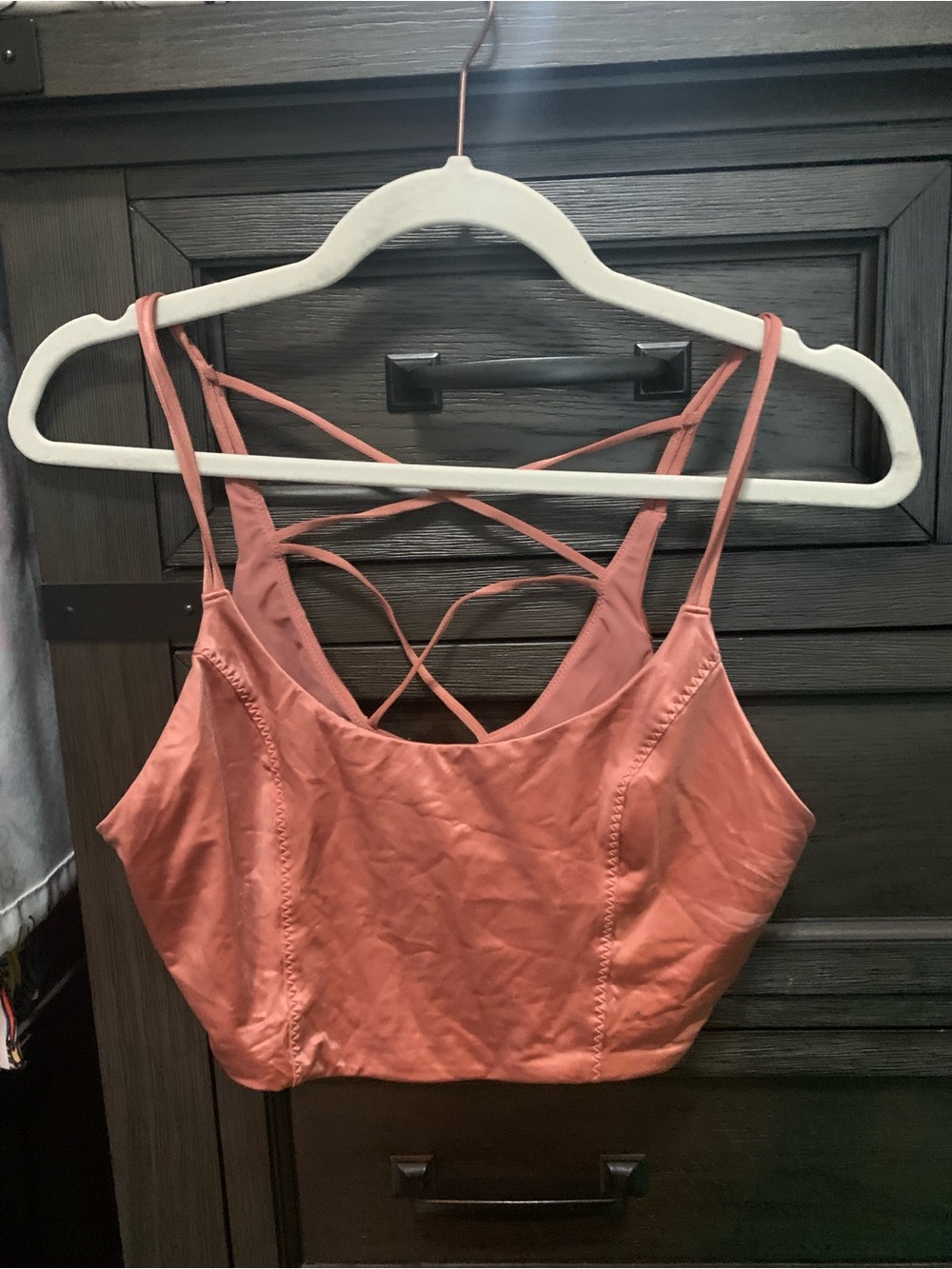 Victoria's Secret Strappy Bralette in Dusty Coral